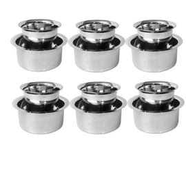 6 Set of Stainless Steel Dabara