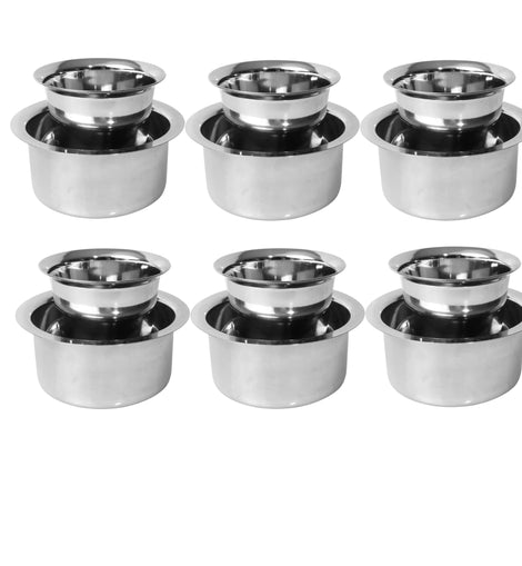 6 Set of Stainless Steel Dabara