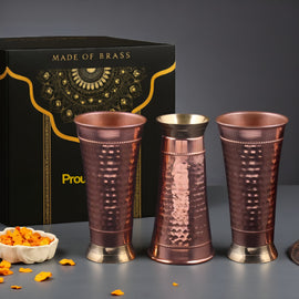 Copper Multipurpose Glass (Set of 3)
