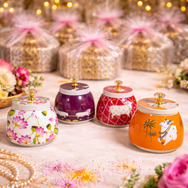 HexaClutch Gift Basket With 4 Food Jar