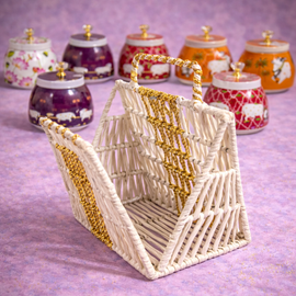 Clutch Hamper Basket For Gifting ( Set of 10 Bags )