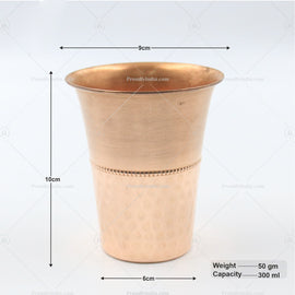 Set of 2 Copper Glass ( 002 )