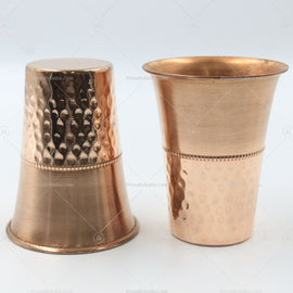 Set of 2 Copper Glass ( 002 )