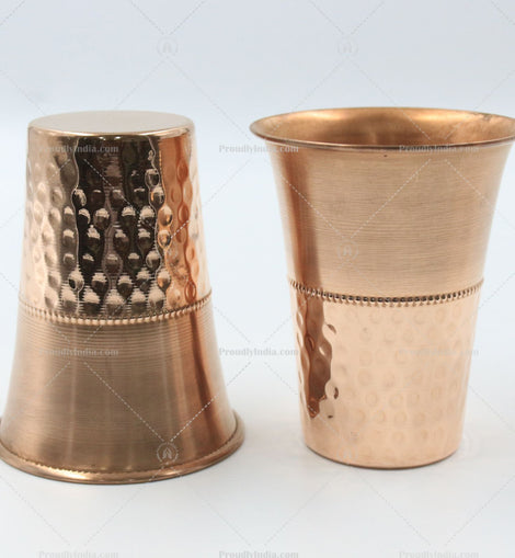 Set of 2 Copper Glass ( 002 )