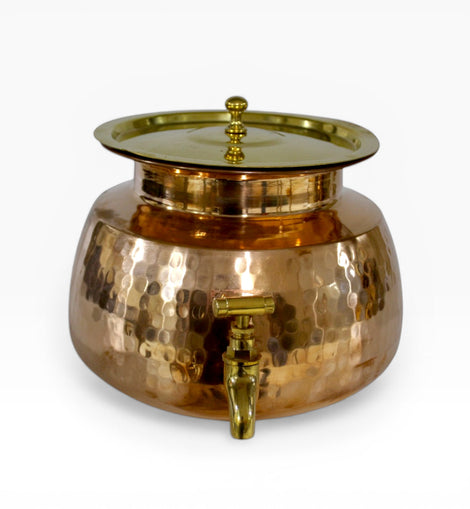Copper Water Dispenser Pot ( 8 Liter )