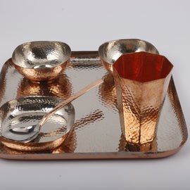 Copper Square Thali Set