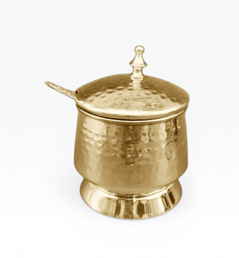 Brass Ghee/Oil Storage Container