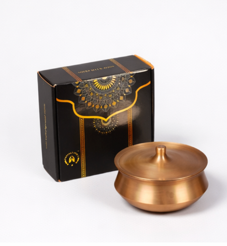 Lead Free Mini Bronze Handi Bowl With Lid