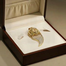 Mens Hanuman Ji Pendant 24K Gold Coated