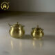 Proudly India Brass Ghee Pots: Small and Big Ghee Jars and Storage Containers for Safe Ghee Storage