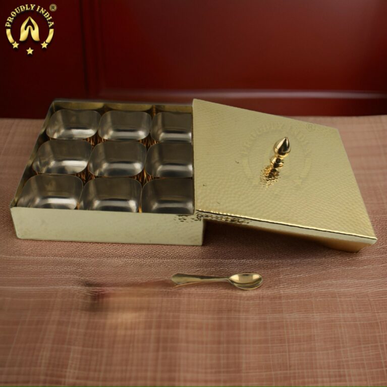 9 Pits Square Masala Box