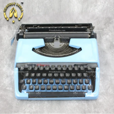 Blue Typewriter