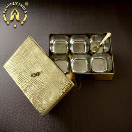 Premium Rectangle Masala Dabba