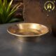 PROUDLY INDIA Brass Parat, Hammered Thambolam Thattu, 10.8 Inch Tasla, Antique Plates and Tasla Online, Serving Platter