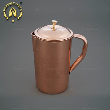 Copper Embossed Jug