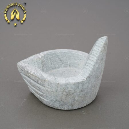 Set of 2 Soapstone Agal Diya Lamp