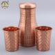 Copper Water Bottle 1100 ml With 2 Copper Glasses