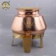 Copper Water Dispenser With Stand And 2 Copper Glass