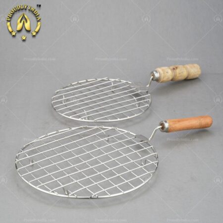 Stainless Steel Round Roti Grill Roaster