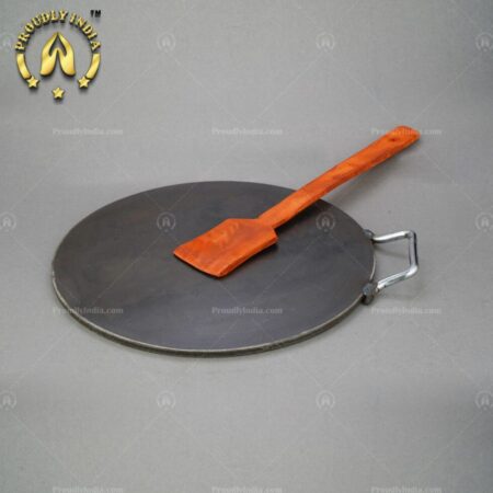 Flat Iron Dosa Pan with Steel Handle