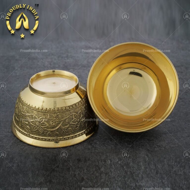 Antique Brass Bowl Set