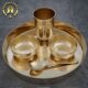 10 Inch Bronze 5 Piece Dinner Thali Set