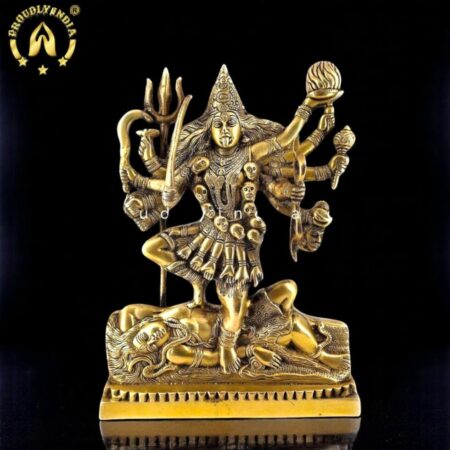 12″ Brass Kali Maa Statue