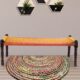 Orange and Yellow Indian Rope Daybed