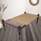 Wooden Beige Handwoven Charpai Daybed