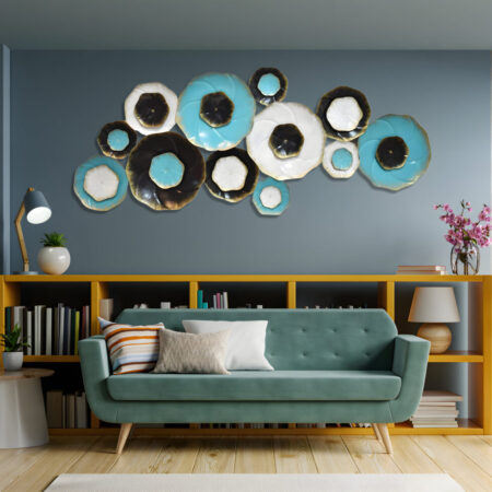 Celestial Bloom Cascade Wall Art Mural