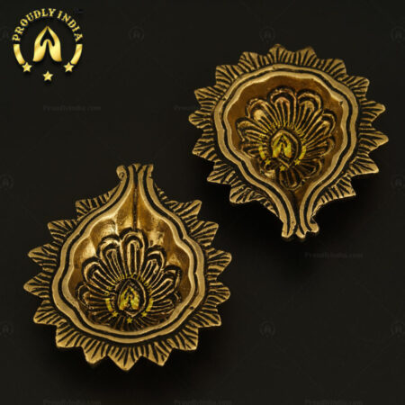 Festive Flower Petals Oil Deepam Table Diya Set of 12