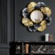 Gilded Ginkgo Bloom Wall Mirror