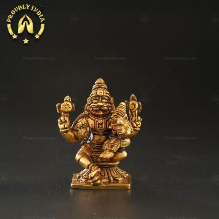 3″ Brass Lakshmi Narasimha Idol