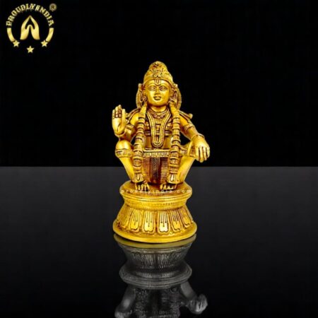 3.5″ Brass Ayyappan Swamy Statue