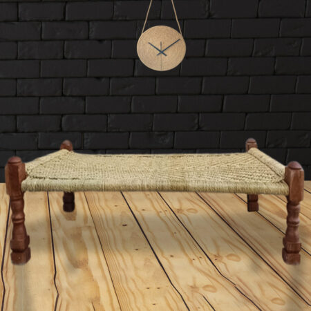 Jute Manjhi Woven Charpai Daybed