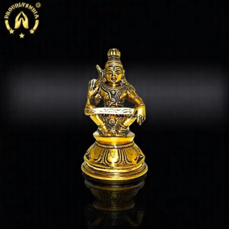 4.5″ Brass Ayyappan Swamy Statue