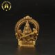 Traditional Small Brass Goddess Saraswati Idol
