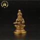Traditional Brass Small Annapurna Idol