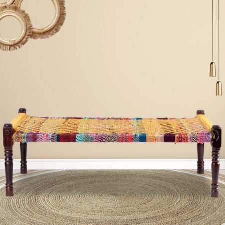 Handoven Multicolor Charpai