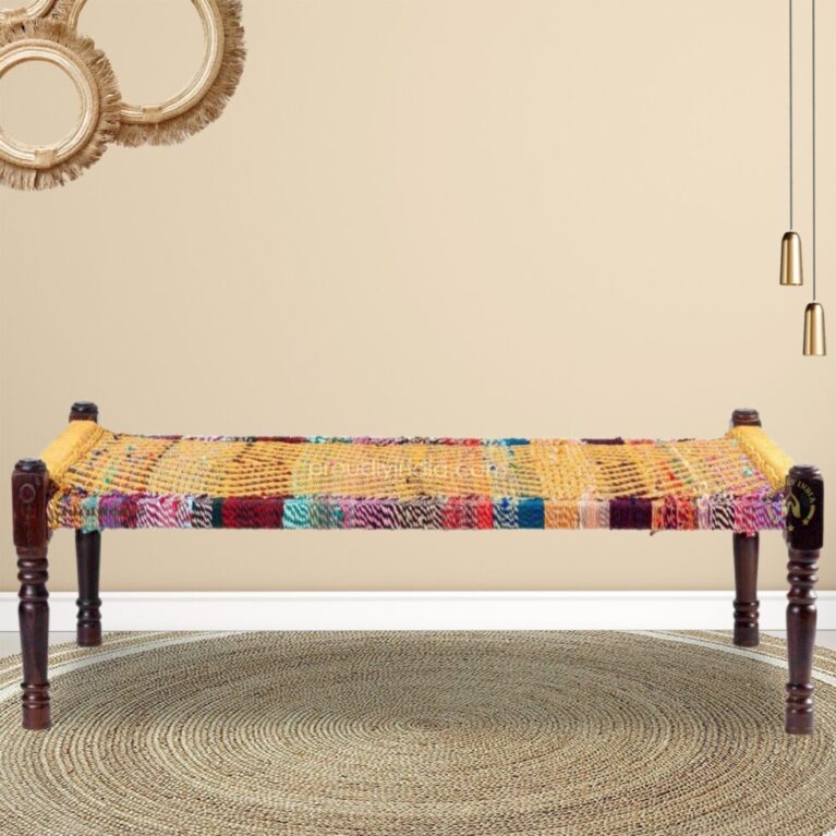 Handoven Multicolor Charpai
