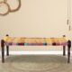 Multicolor And Brown Outdoor Bench
