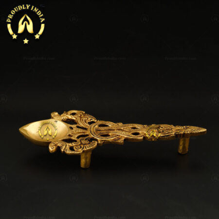 Pooja Aarti Dhoop Holder With Designer Handle