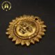 Traditional Brass Handmade Decorative Wall Hanging Sun Face.