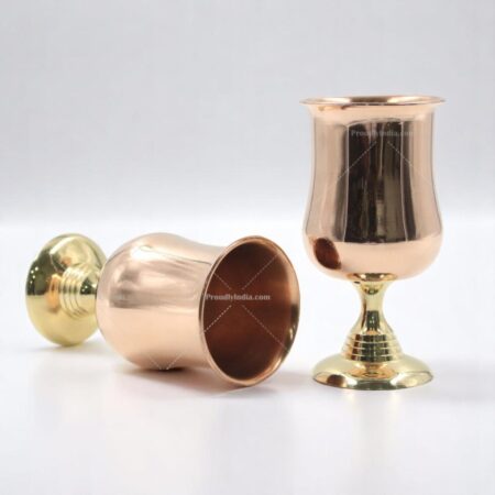 Set of 2 Copper Wine Glasses
