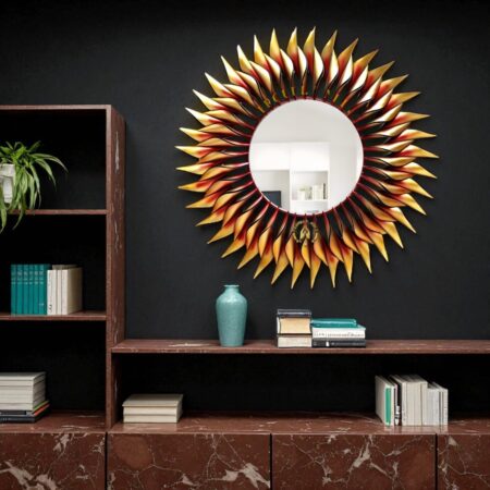 Inferno Bloom Wall Mirror