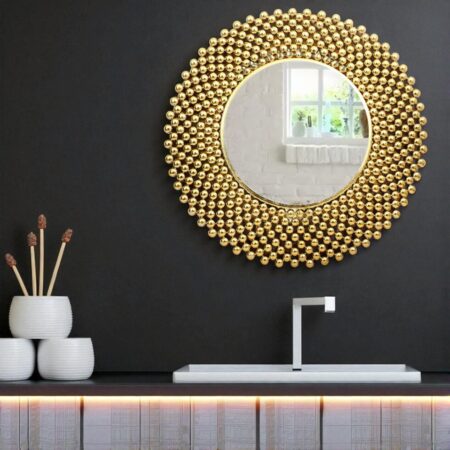 Golden Halo Mirage Wall Mirror