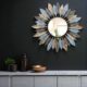 Feathered Bloom Mirage Wall Mirror