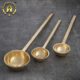 Set of 3 Brass Scoop Ladle | Kuzhi Karandi