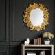 Buttergold Flight Wall Mirror