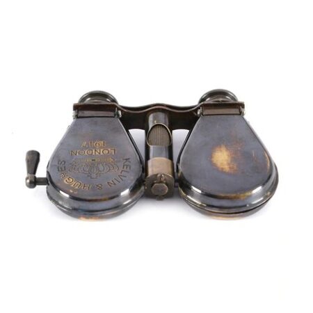 Foldable Brass Kelvin & Hughes Binocular London 1917